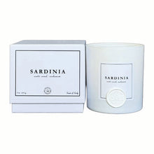 Load image into Gallery viewer, Sardinia - 9 oz candle (exotic woods, cardamom)

